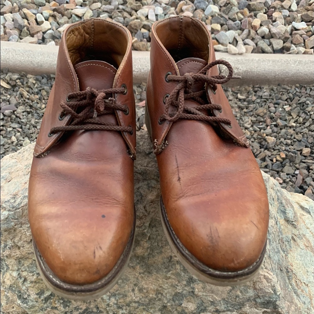 Red Wing 595 Boots Men’s 9.5 E2. Nice used work boot with original character. #2